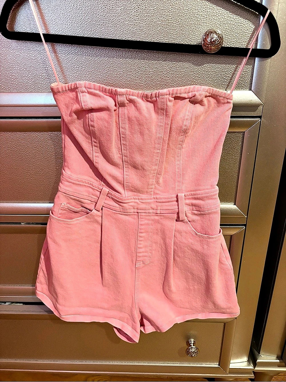 LE LIS Pink Romper Size XS